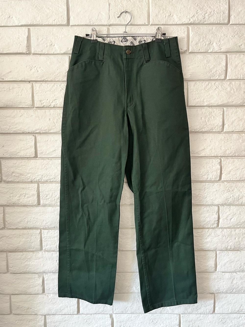 Ben Davis Original Ben's Pants Heavy Canvas Olive Drab Mens 32 Workwear Casual